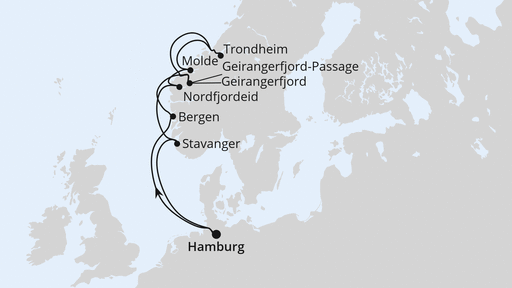 Norwegen & Dänemark ab Kiel 2 mit AIDAnova