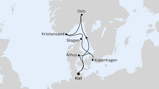 Ärmelkanal & Golf von Biskaya mit AIDAsol